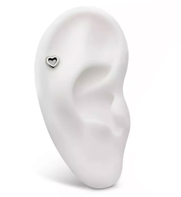 Empty Heart Titanium Internally Threaded Top