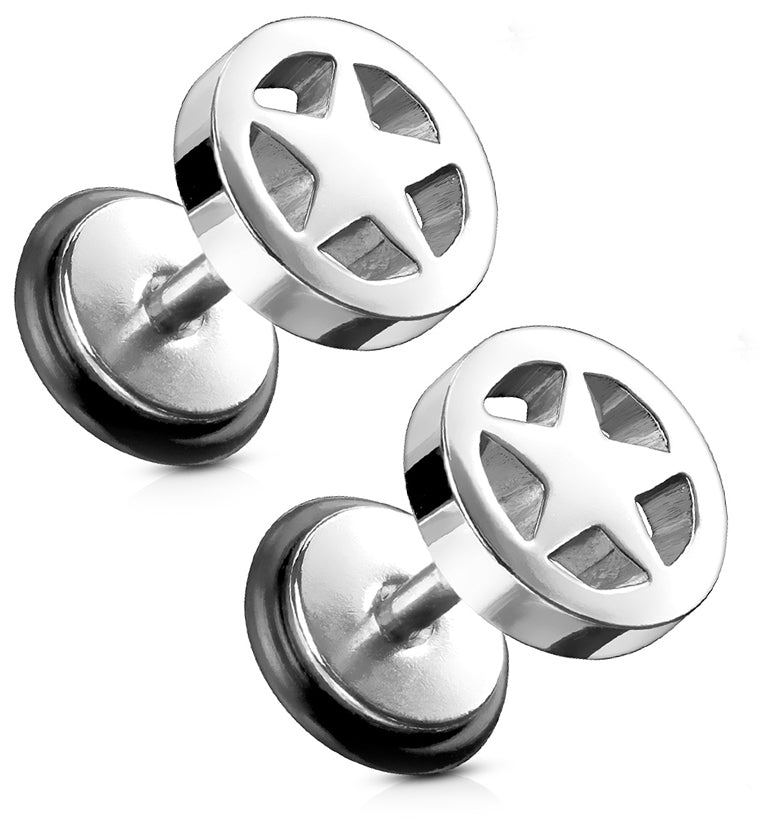 16G Star Fake Gauges / Plugs