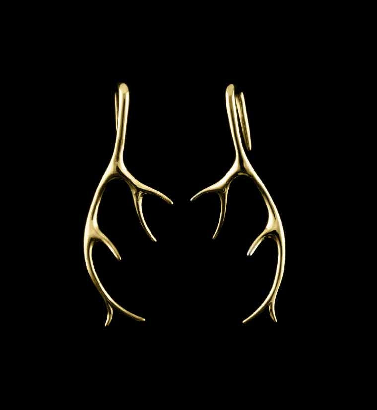 Gold Antler Hangers