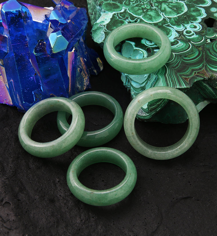 Green Aventurine Stone Ring