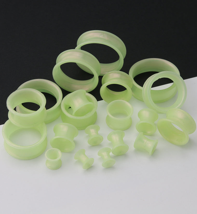 Green Metallic Ear Skins