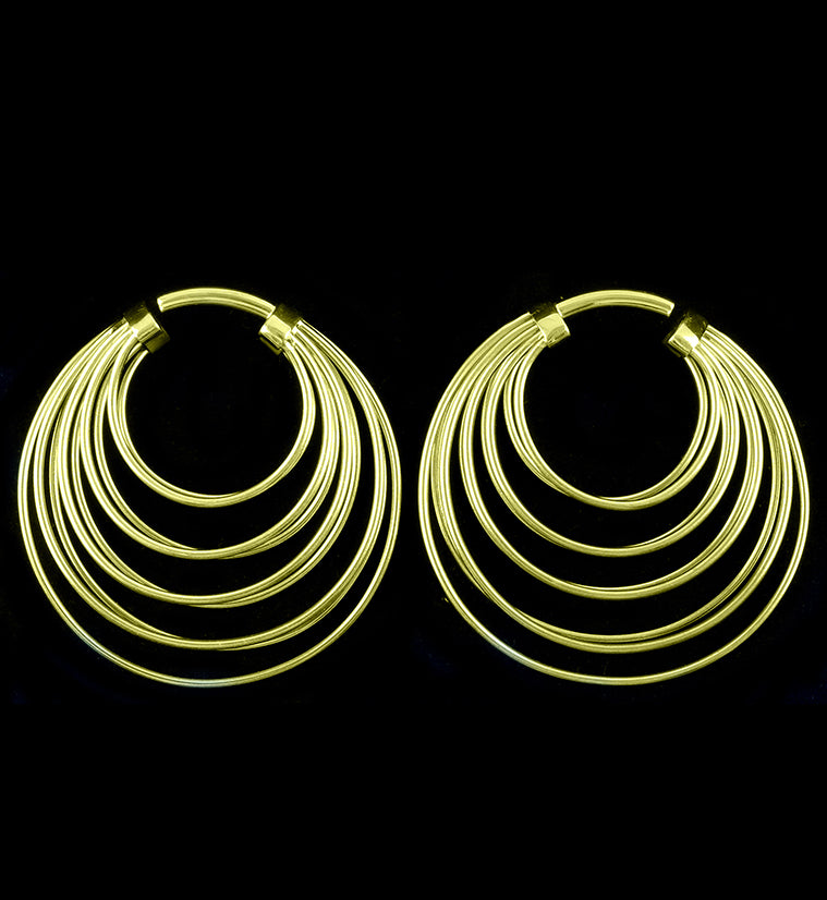 Multi Hoop Brass Hangers