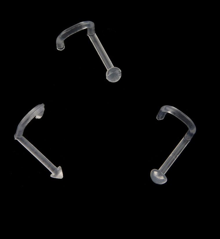 Clear Nose Ring Retainer