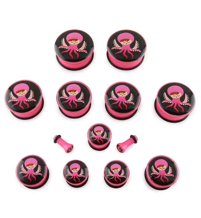 Pink Octopus Plugs