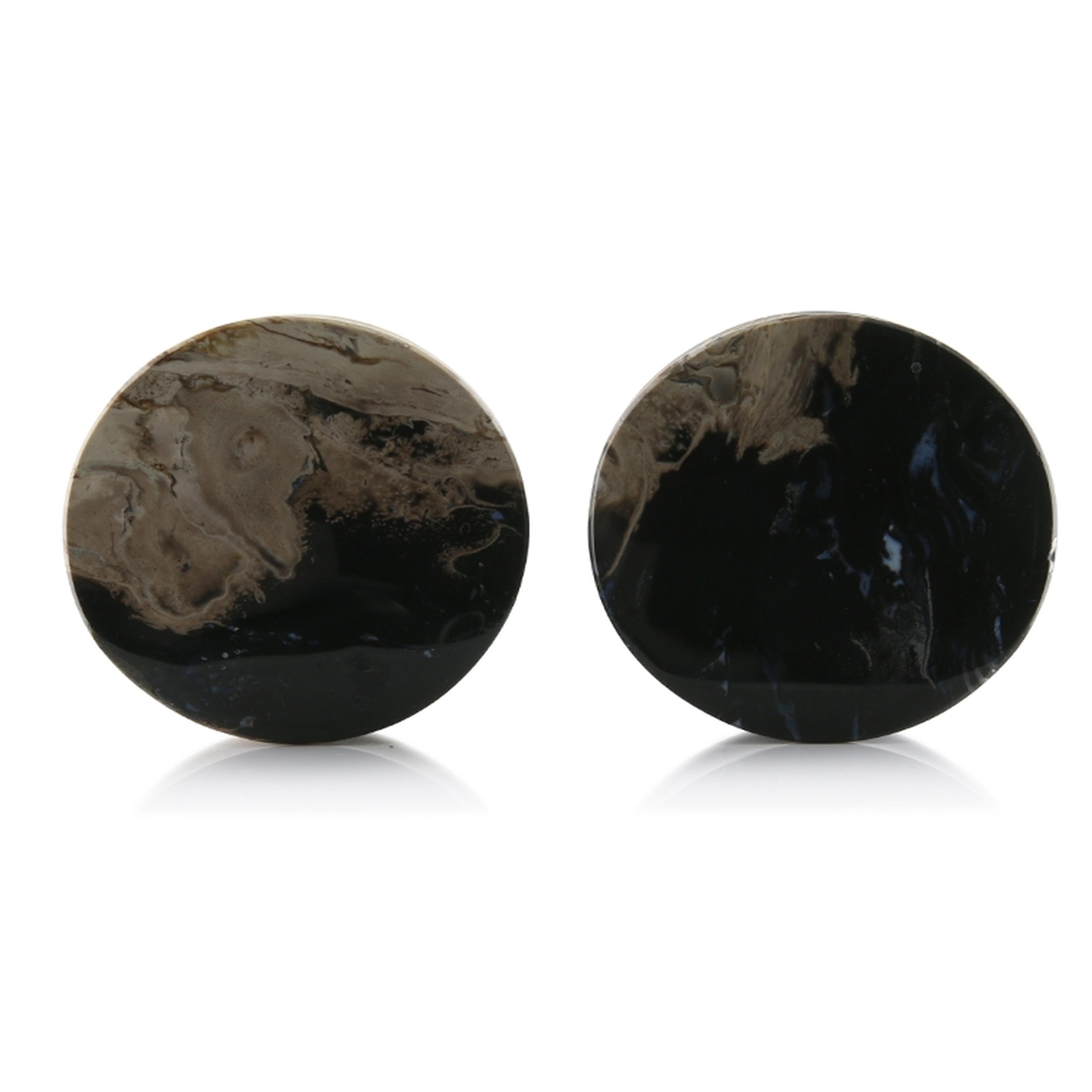 Petrified Palm Root Plugs 1 & 19/64" (33mm) Version 4