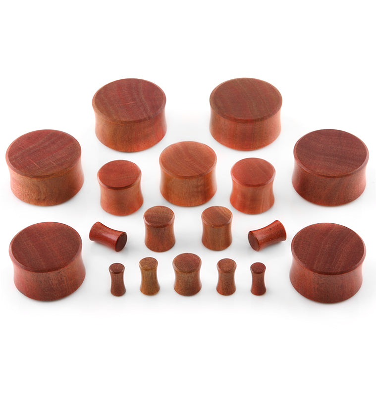 Pink Ivory Wood Plugs