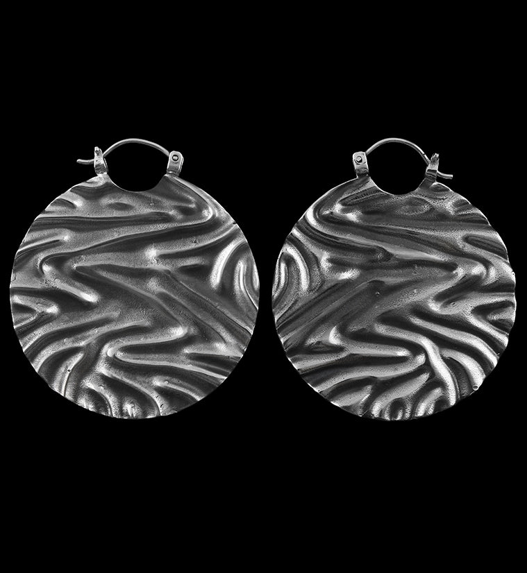 Tessellation Brass Earrings / Weights
