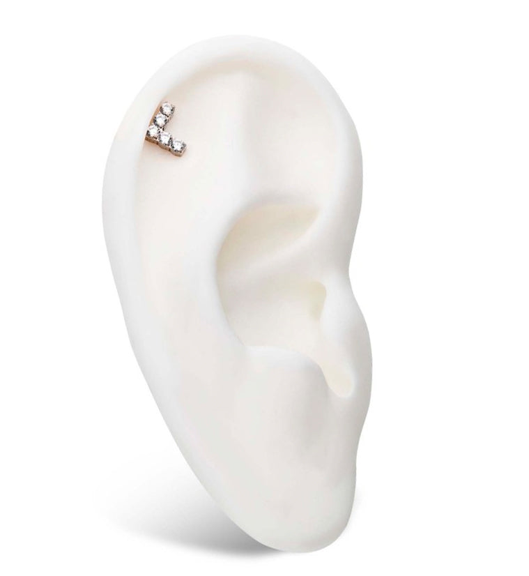 Point CZ Internally Threaded Titanium Top