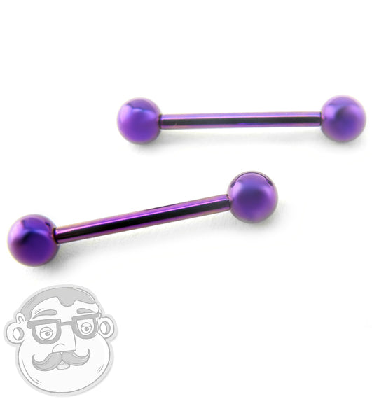 Purple Titanium Barbell
