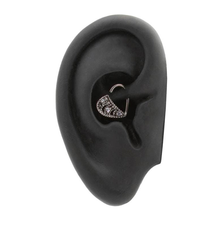 Rank Heart Hoop Daith Ring