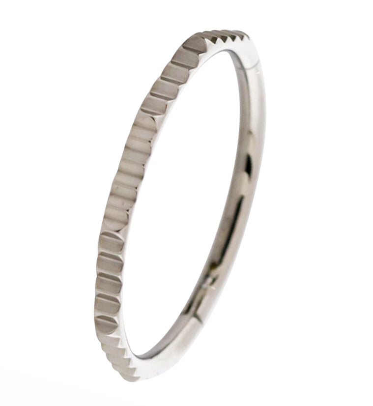 Ridge Titanium Hinged Segment Ring