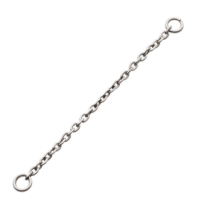 Rolo Titanium Connector Chain