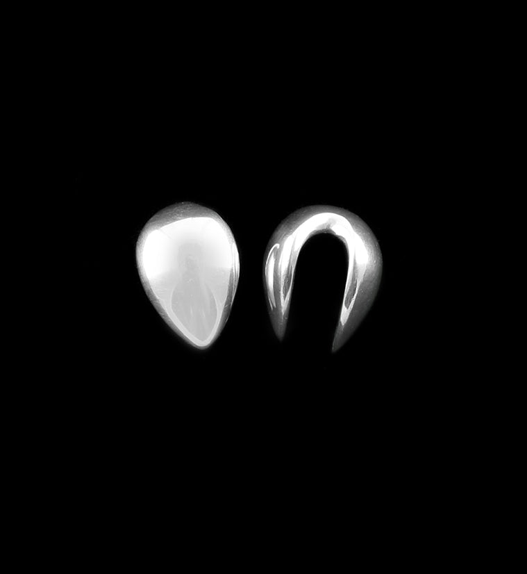 White Brass Knuckle Ear Weights