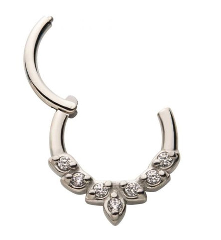 Sept Gem Hinged Segment Ring