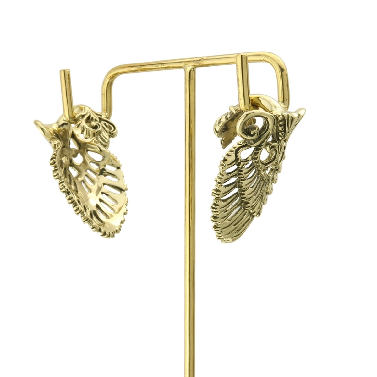 Sinuous Brass Ear Weights
