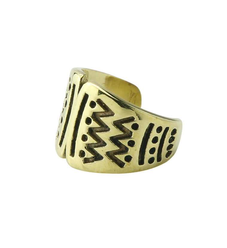 Sketch Brass Ear Cuff