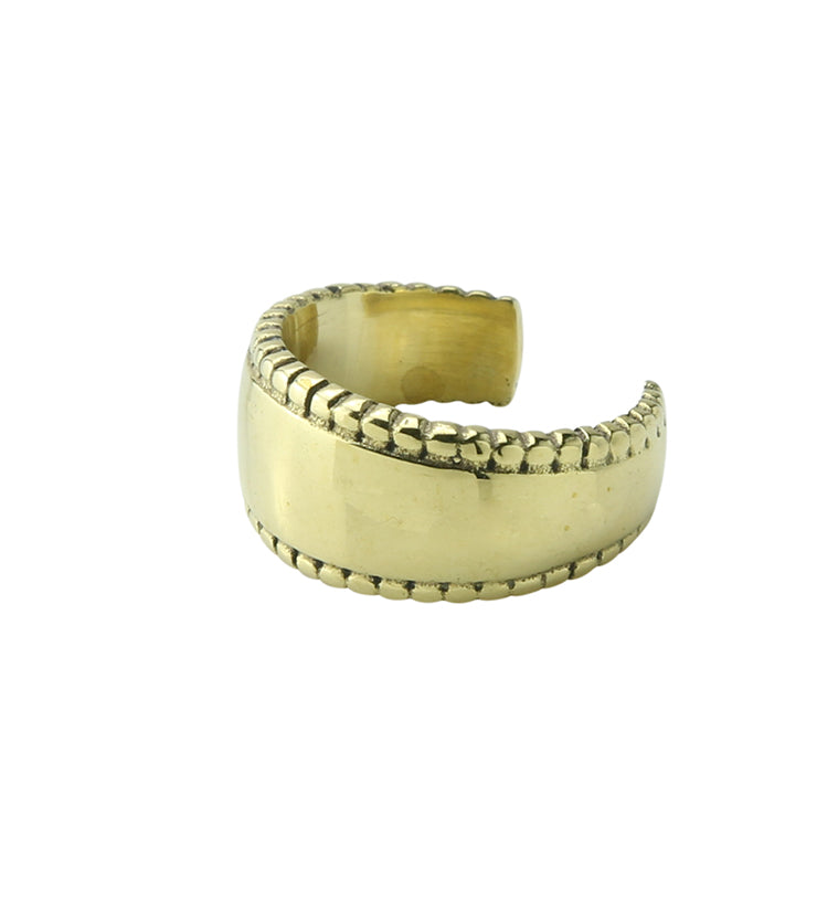 Smooth Brass Ear Cuff