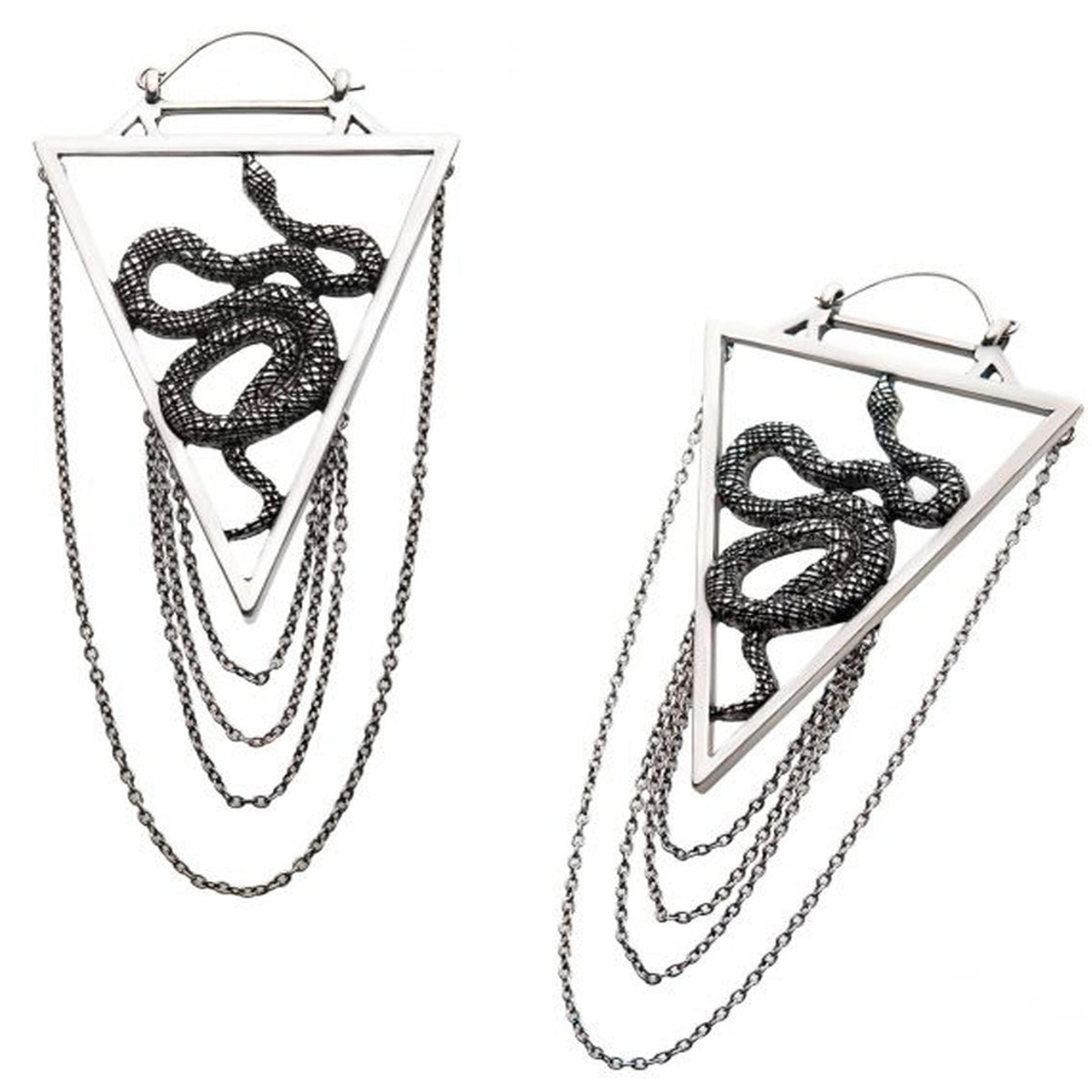 20G Snake Amour Plug Hoops