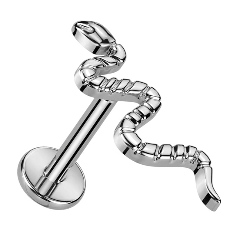 Snake Titanium Internally Threaded Labret