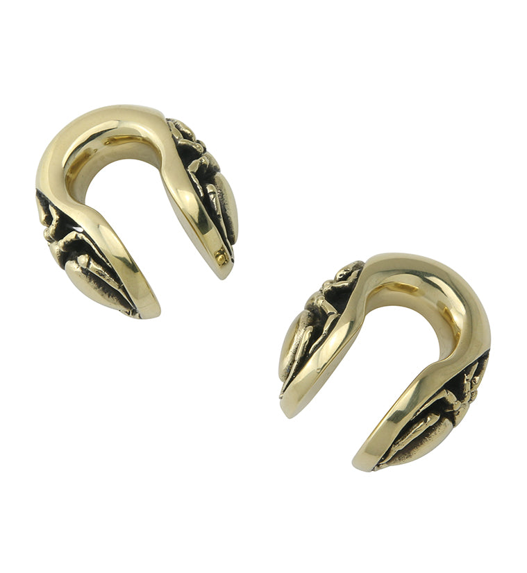 Spider Keyhole Brass Ear Weights