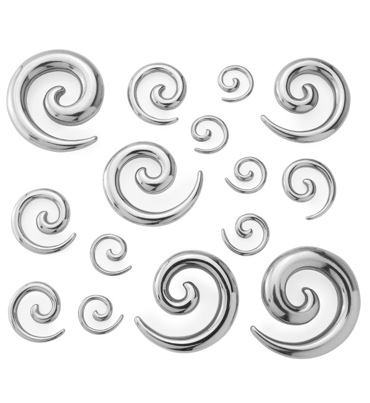 316L Stainless Steel Spirals Plugs