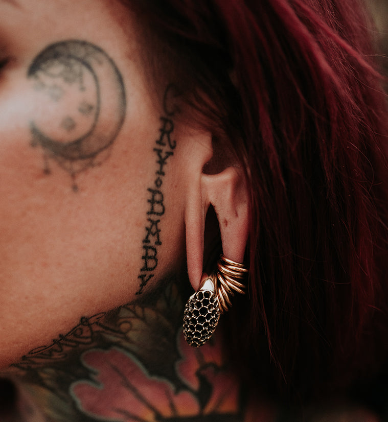 20pc Set of Gold PVD Titanium Stacked Rings