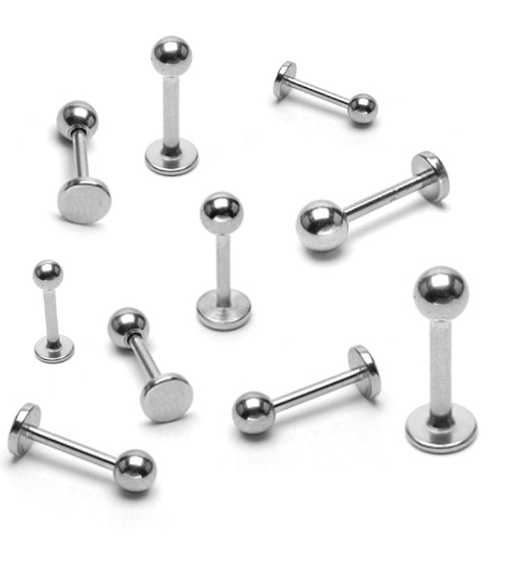 Surgical Steel Ball Lip Ring