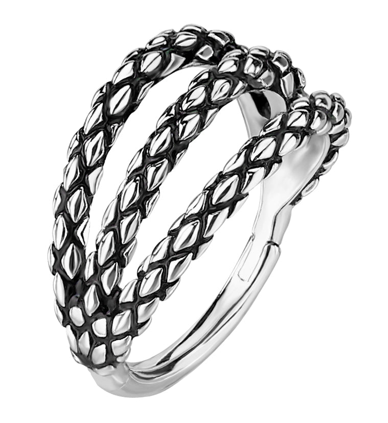 Triple Scales Hinged Segment Ring
