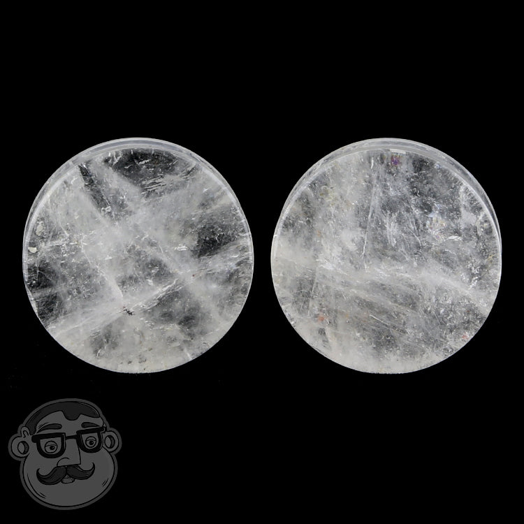 Crystal Quartz Stone Plugs