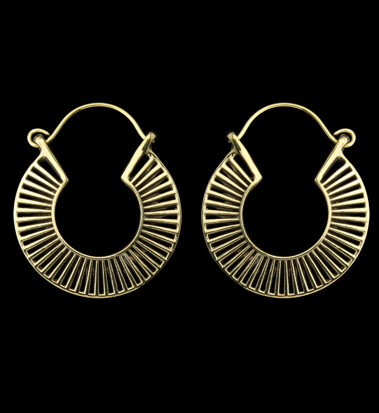 Vane Brass Hangers / Earrings